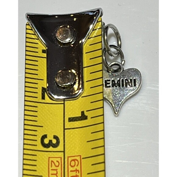 Lot Of 4 Fashion Jewelry Charms Hearts Gemini Nautical - Picture 12 of 15